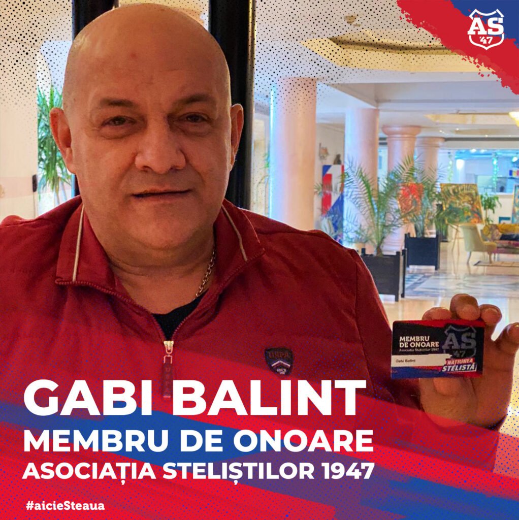 Gabi Balint, membru de onoare al Asociației Stelistilor 1947